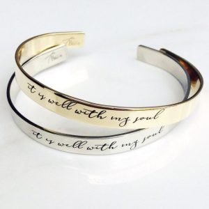 It is Well with my Soul Bracelet - Gifts under $30