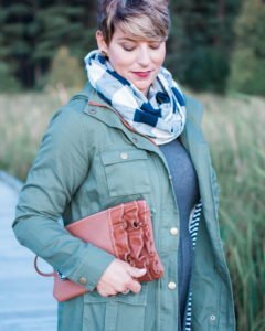 brown wristlet for fall
