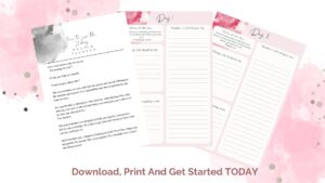 Download print and get started today! Inside of the 31 day prayer planner