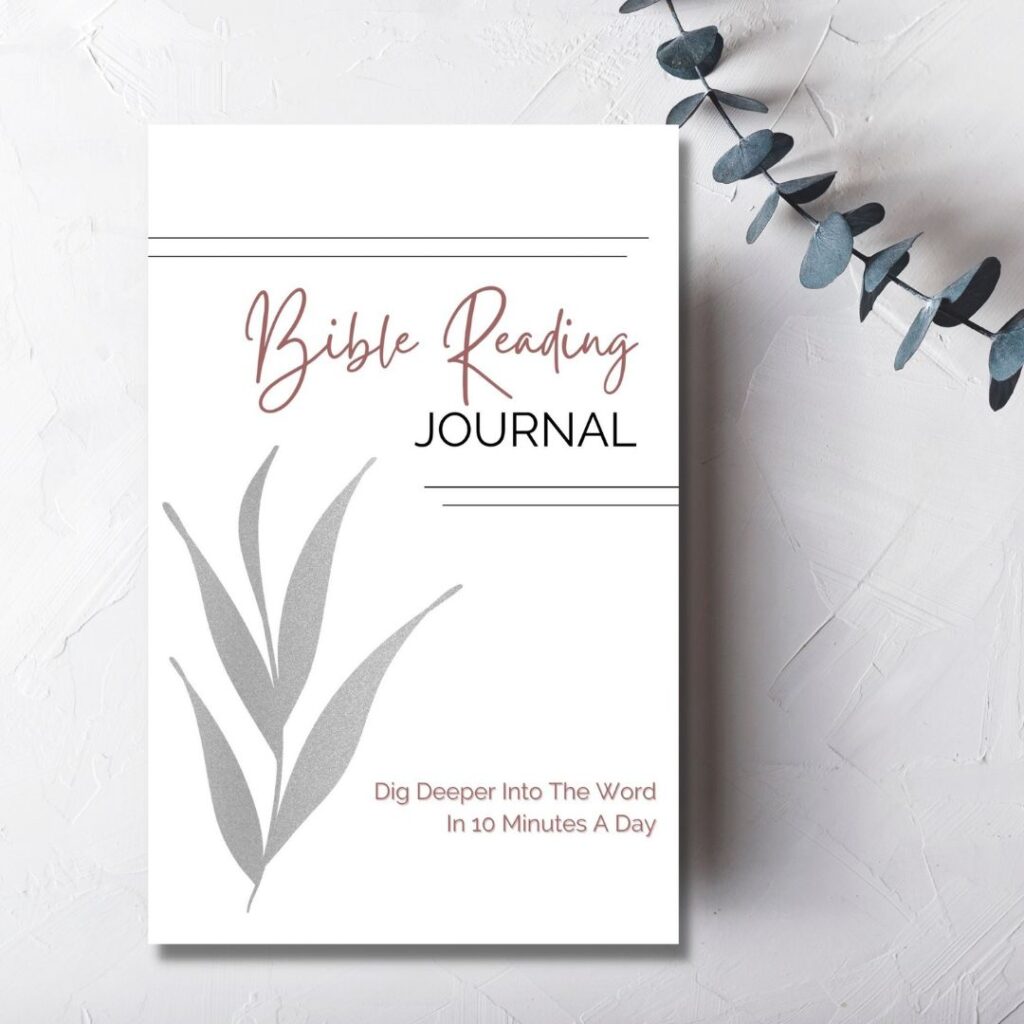 Bible Reading Journal Dig deeper into God's Word in 10 minutes or less a day
